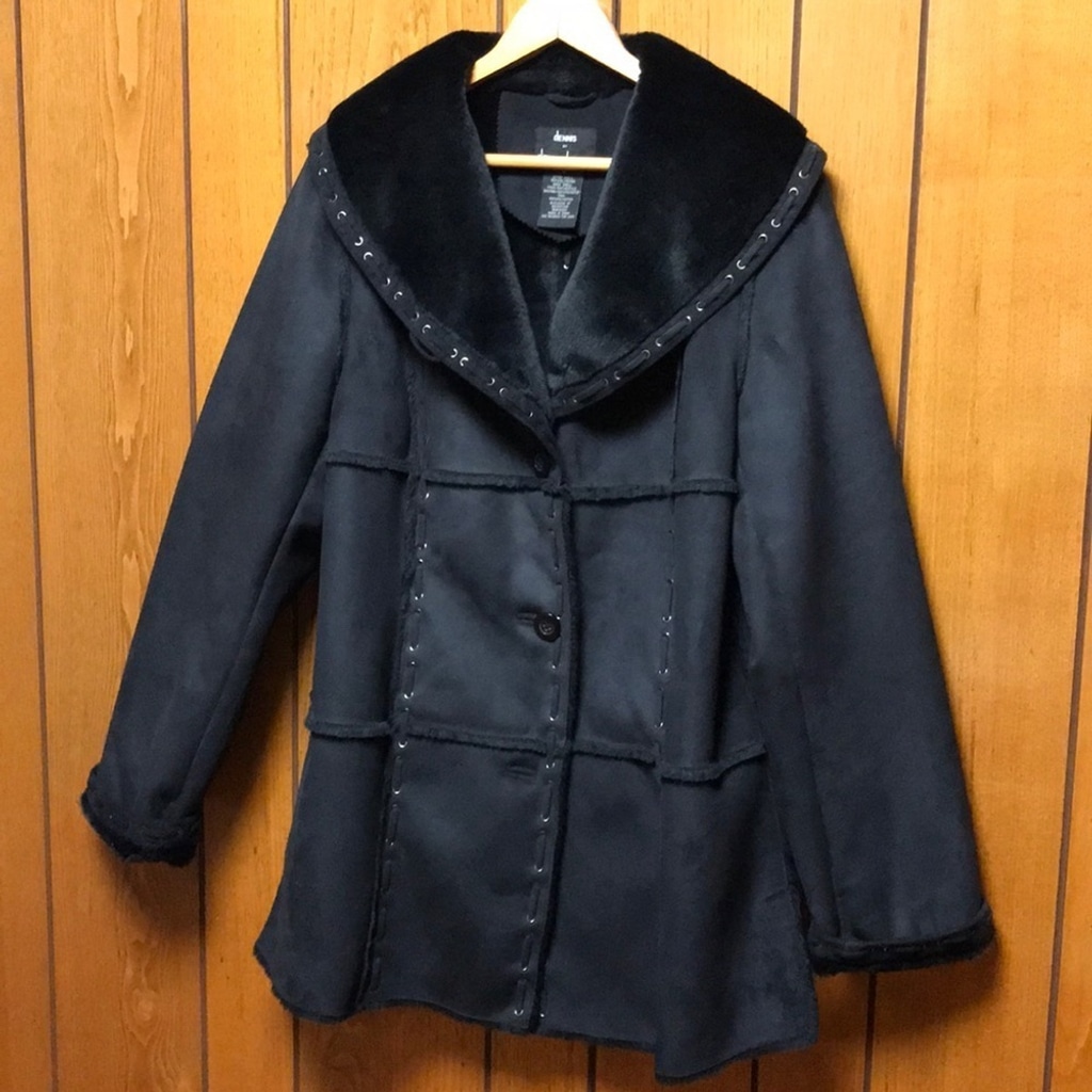 Dennis by Dennis Basso faux shearling winter coat