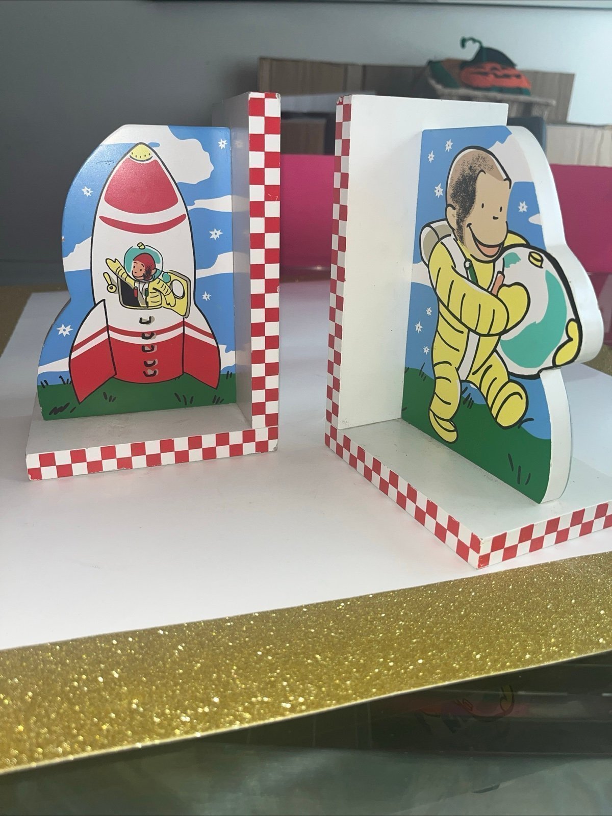 Curious George Bookends