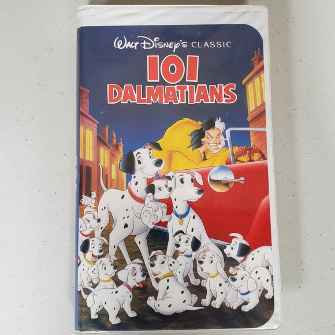 Disney Black Diamond Classic 101 Dalmations VHS movie tape