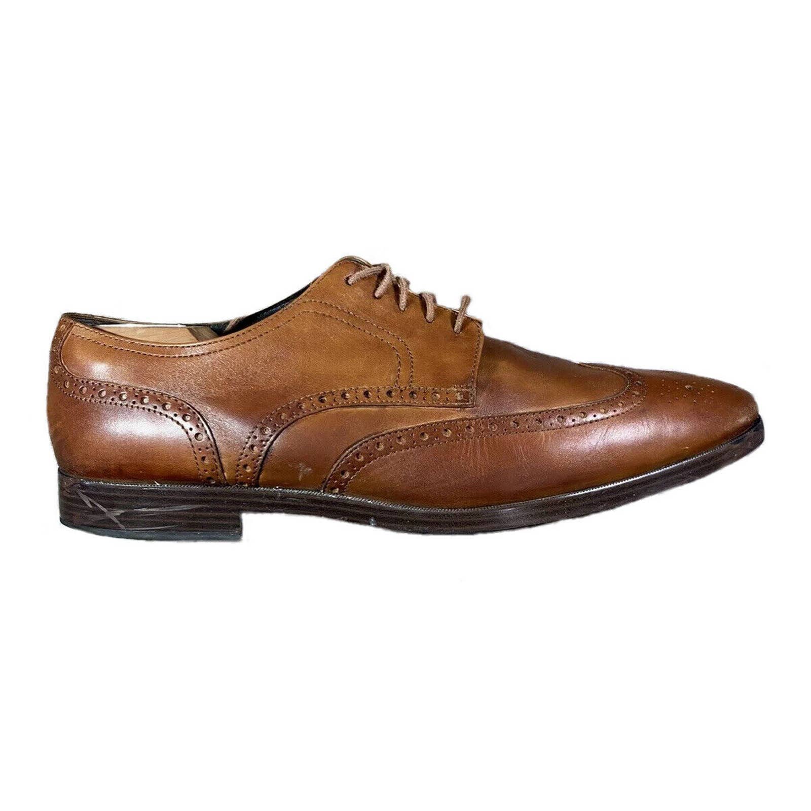 COLE HAAN Mens Shoes Sz.13 M C12845 U G15 Grand OS Wingtip Leather Brown