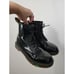 Dr. Martens black Delaney leather combat boots 4 boys/5 girls