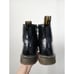 Dr. Martens black Delaney leather combat boots 4 boys/5 girls