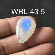 White Rainbow moonstone Pears Shape Cabochon-WRL-43-5