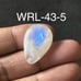 White Rainbow moonstone Pears Shape Cabochon-WRL-43-5