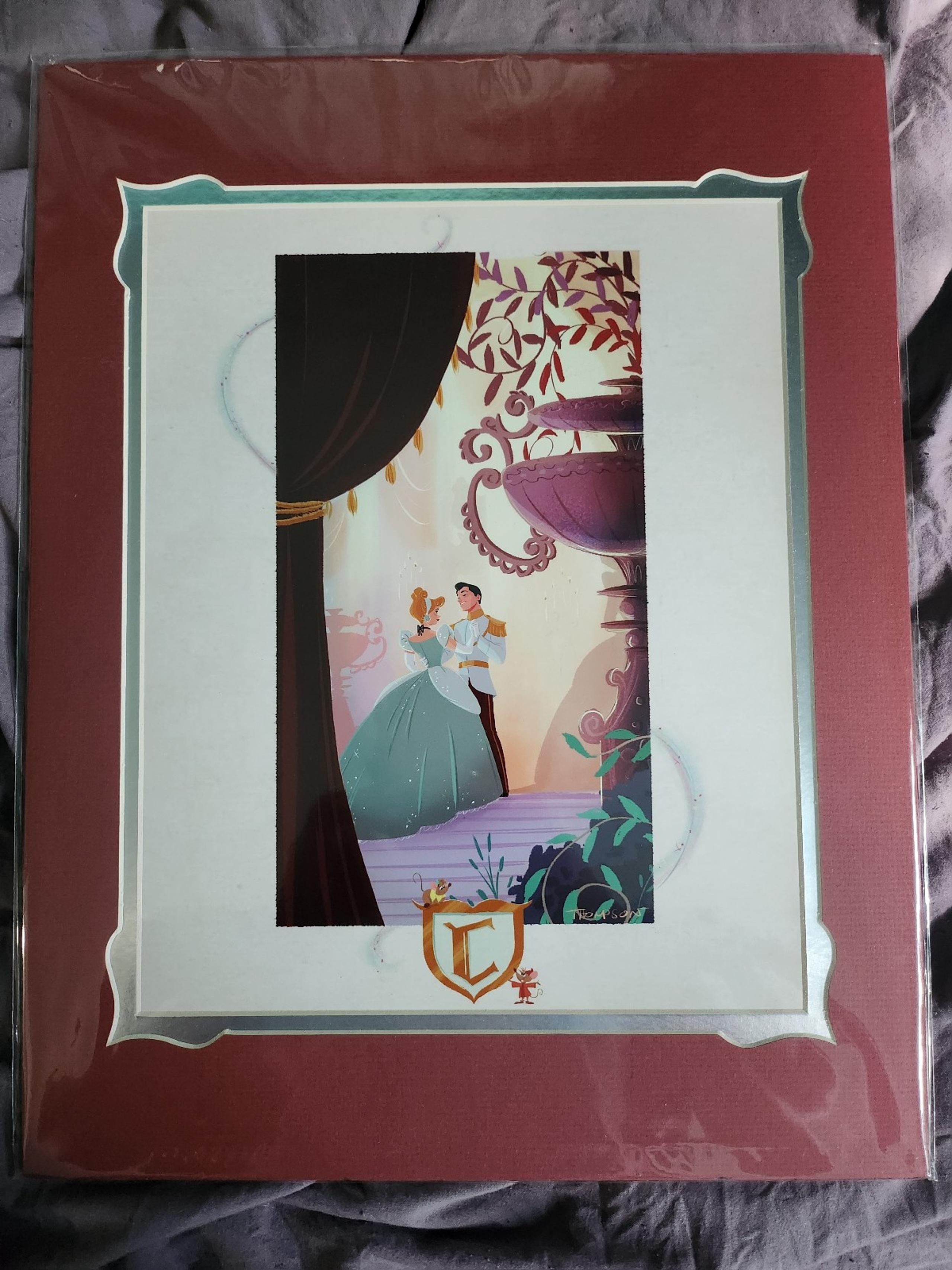 Cinderella Matted Print