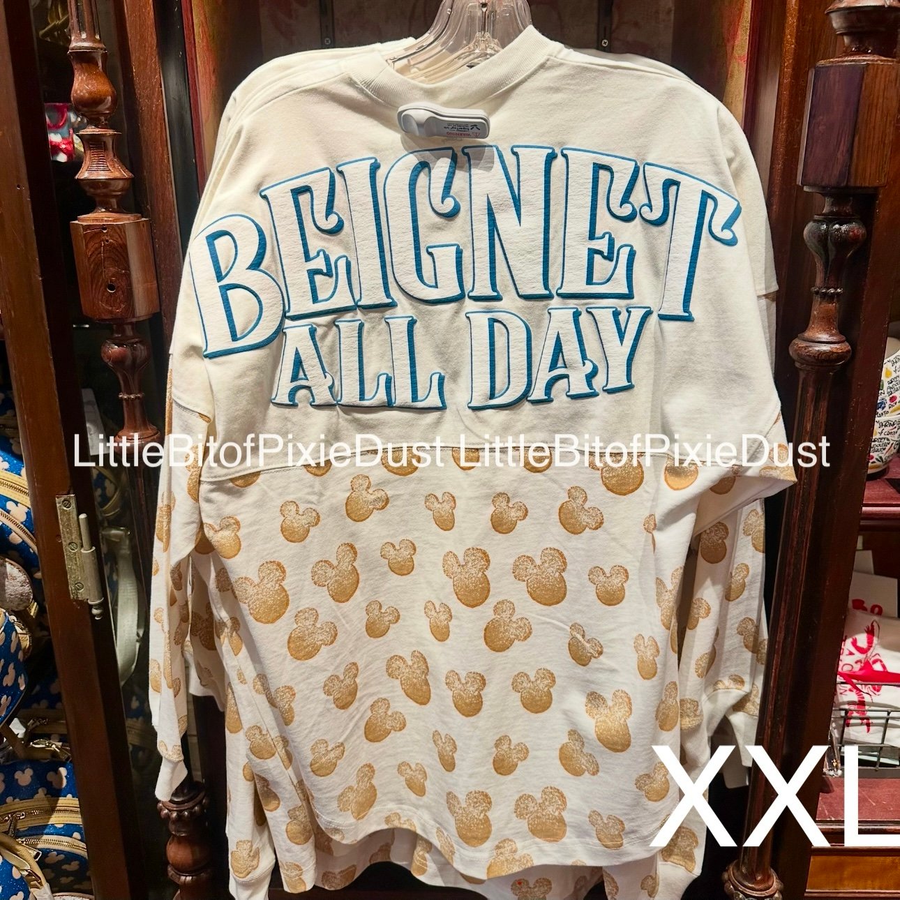 Disney Parks Disneyland Beignet All Day Spirit Jersey XXL