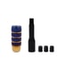 BRAND NEW UNIVERSAL Burnt Blue Frosted Manuel Stick Shift Knob & Extender