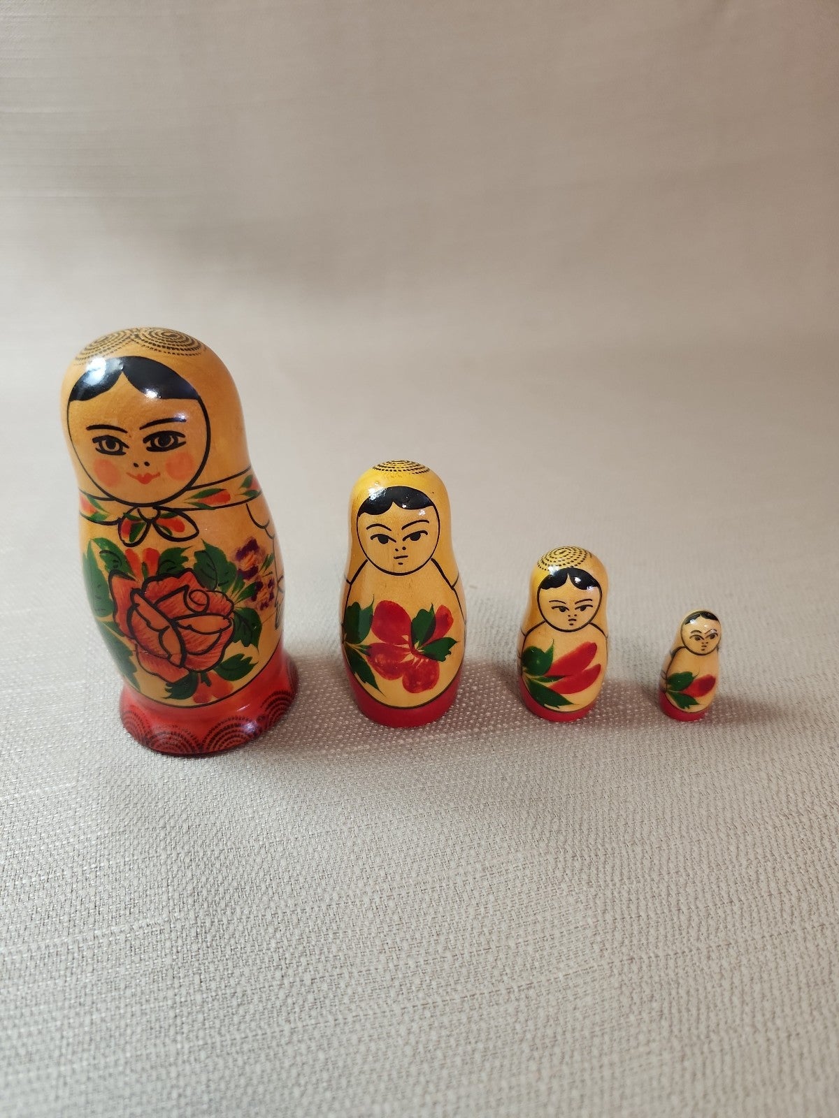 Vintage Russian Matryoshka Nesting Dolls