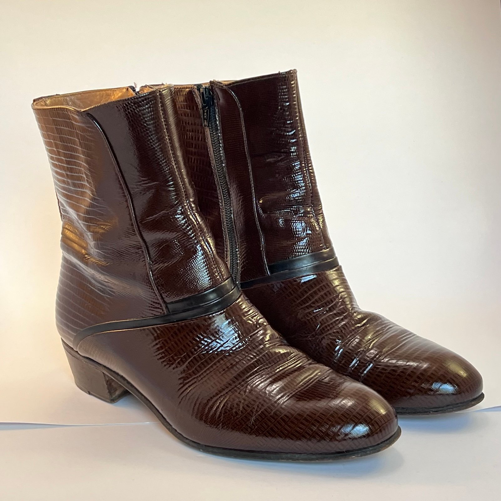 Vintage Italian Lizard Skin Boots *ONE-OF-A-KIND*