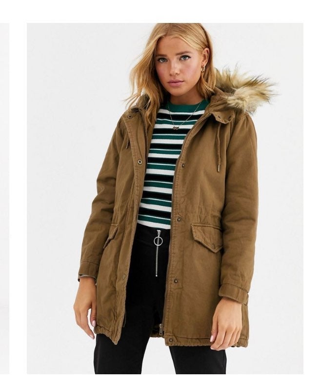 Womens parka coat