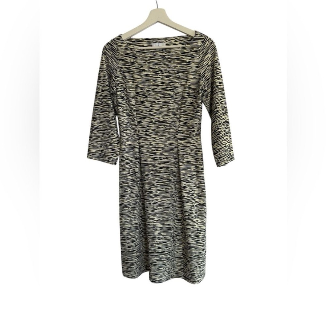 Jude Connally Animal Print 3/4 Sleeve Megan Dress Size Small