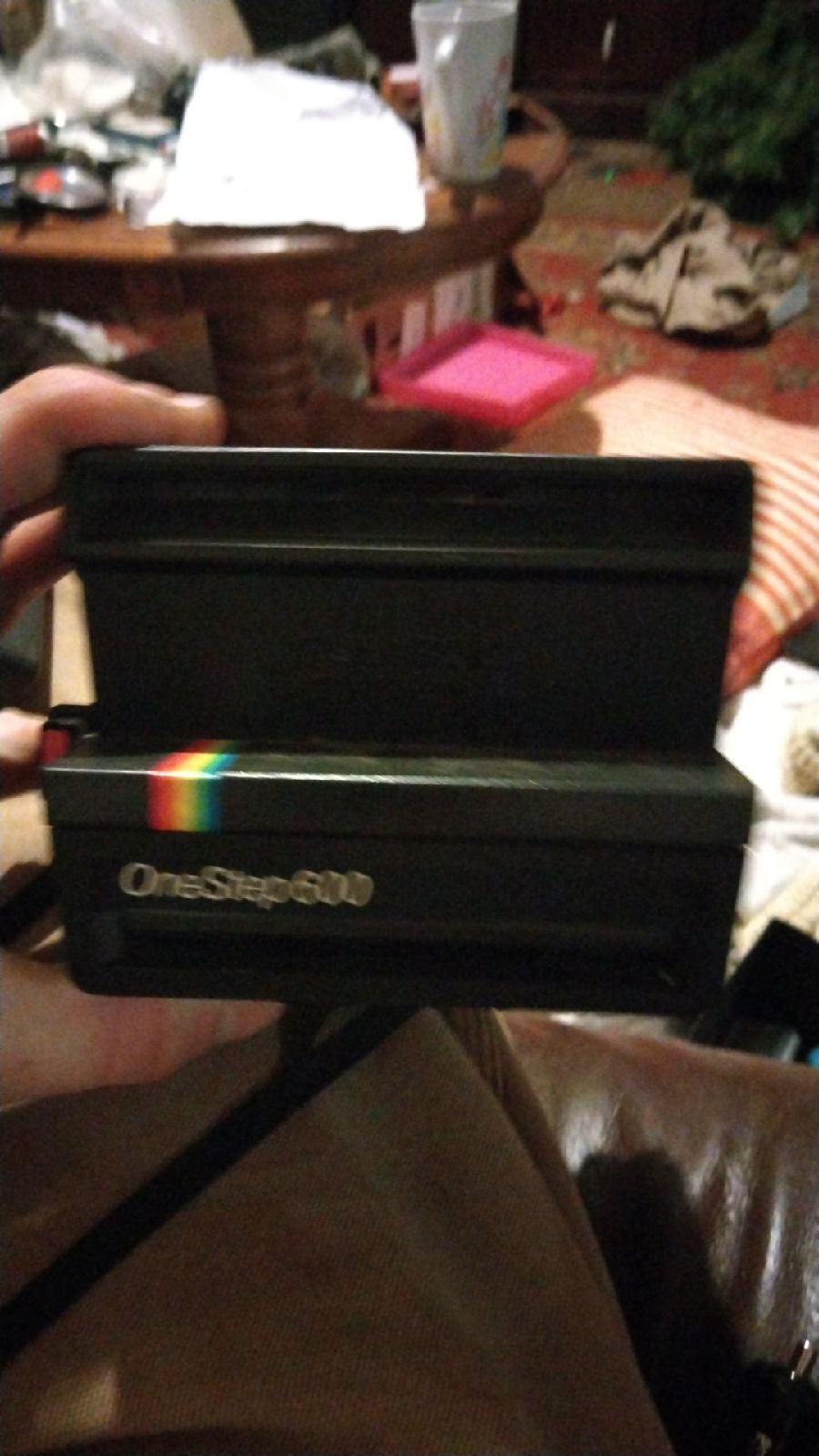 Vintage Polaroid camera one step 600 land candt