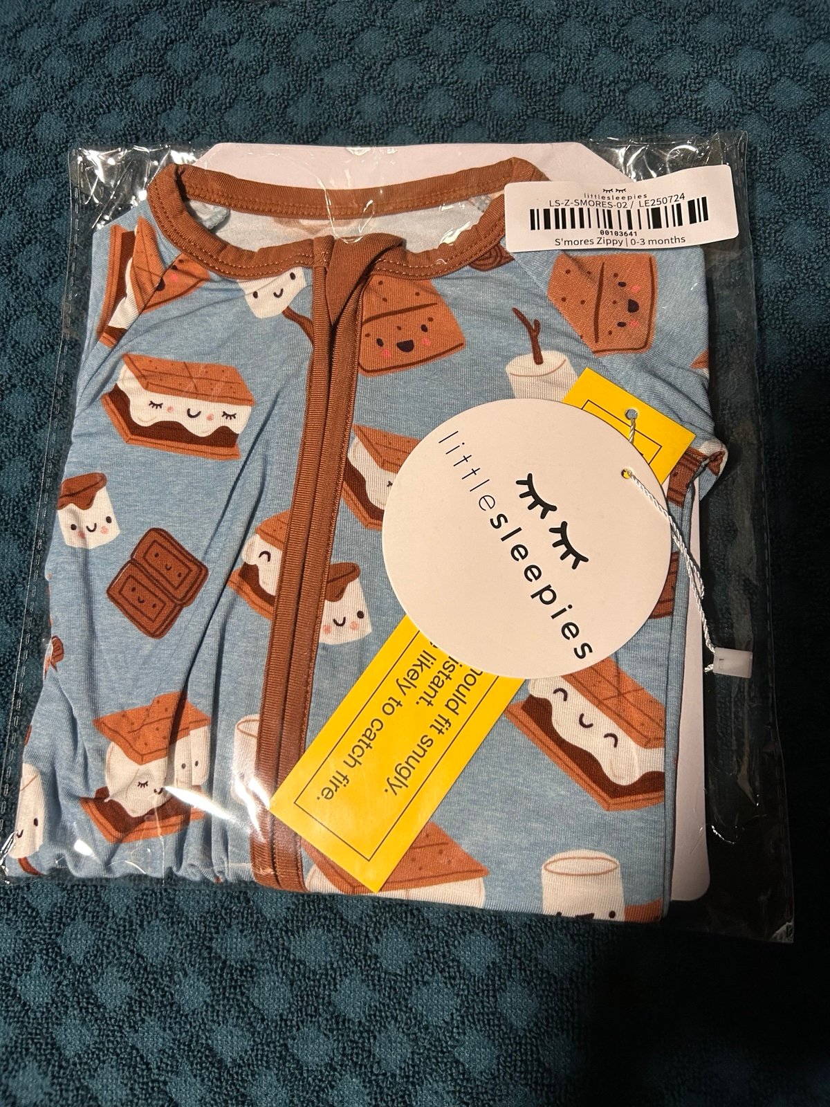 Little Sleepies smores 0-3m zippy