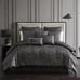 14 Piece Queen Complete Bedding Set Black