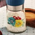 Pioneer Woman Salt & Pepper Grinder Set Fancy Flourish 3Pc Floral Glass Green
