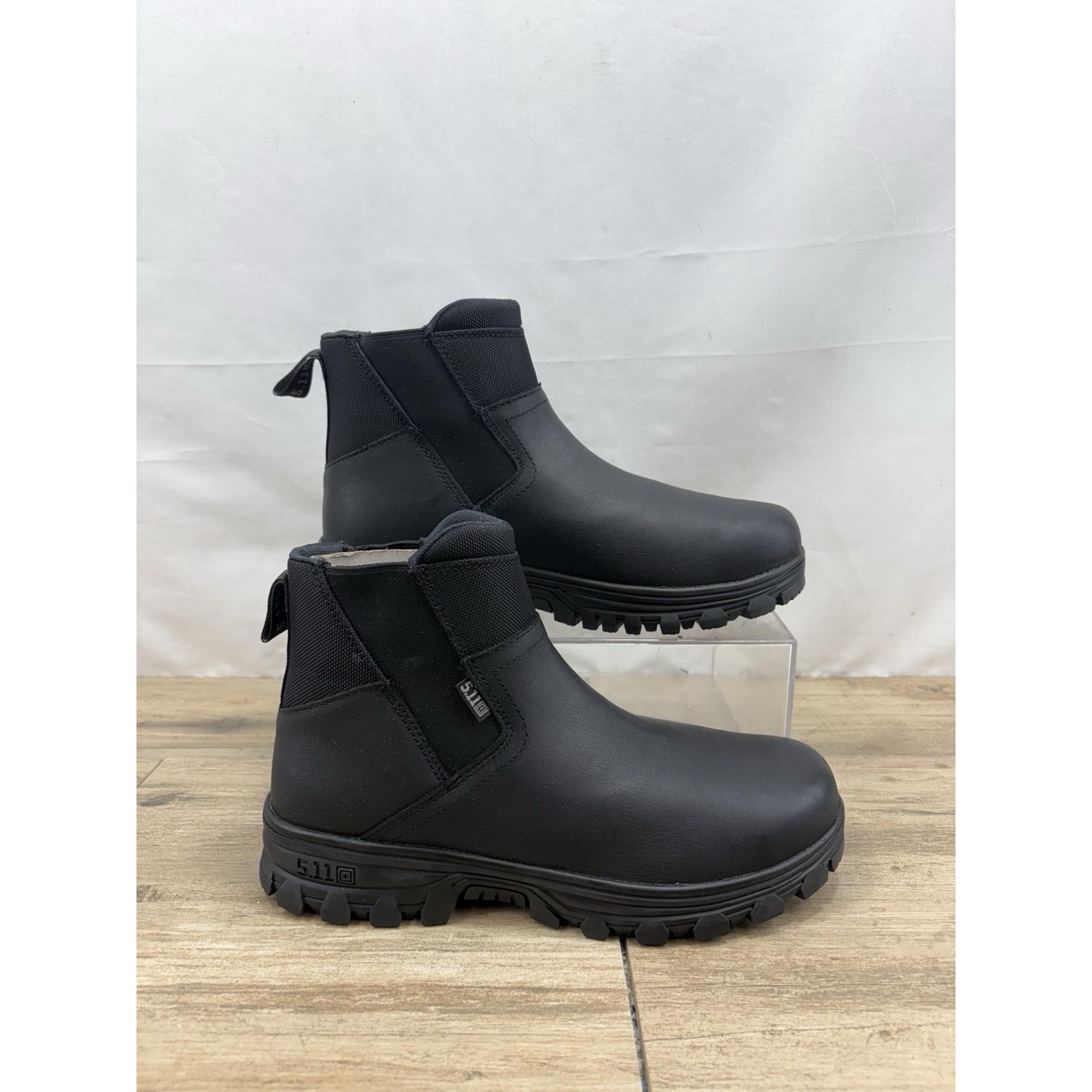 5.11 Tactical Men's 3.0 Carbon Tac Toe Safety Work Boots Shoes, Black, Size 11