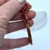 Red Buffalo Jasper Copper Wired Pendant