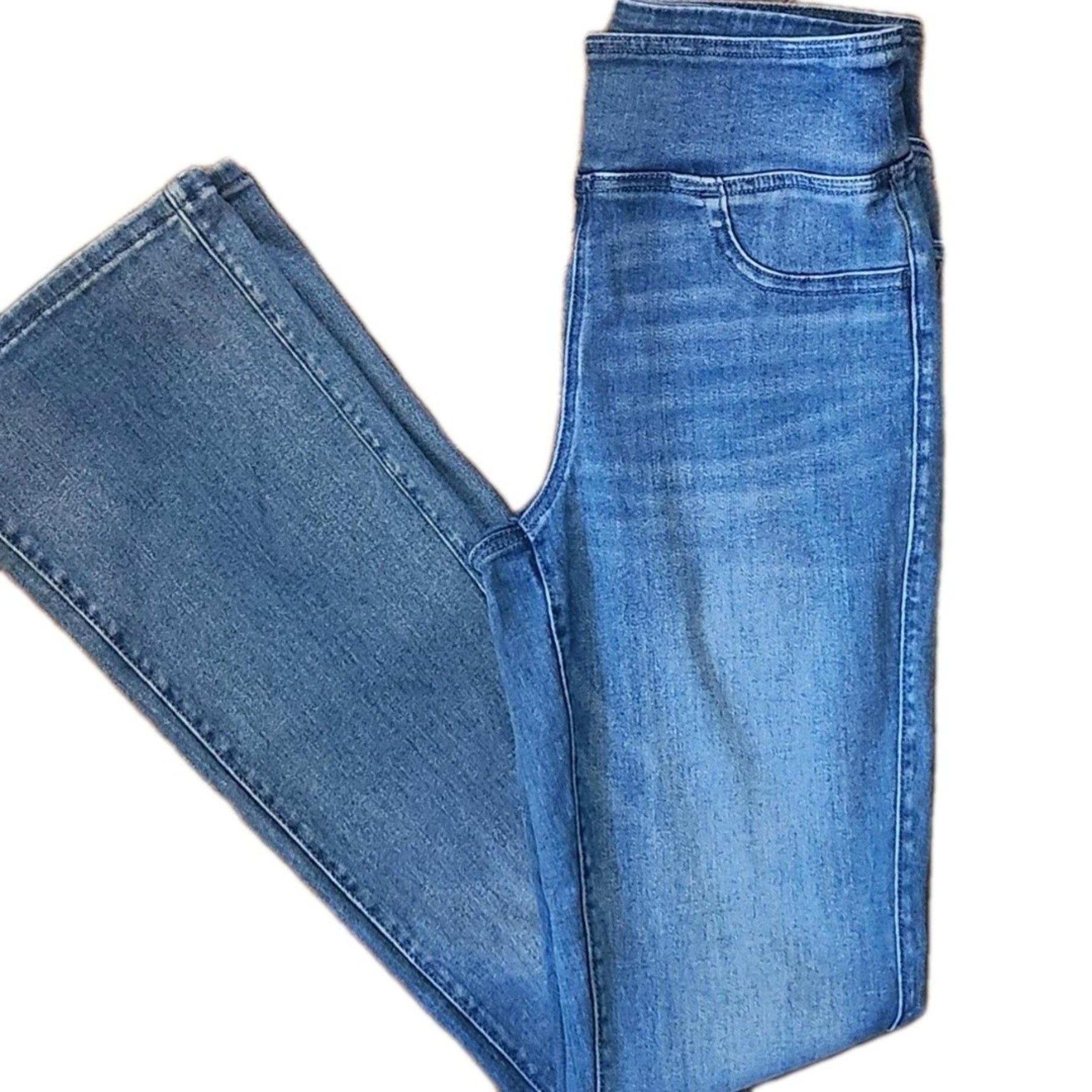 American Eagle Pull On Flare Jeans XS Luxe Stretch Jegging High Rise AE