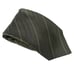 Emporio Armani Tie 100% Silk Necktie Olive Green Striped 59 L 3.75 W Italy