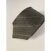 Emporio Armani Tie 100% Silk Necktie Olive Green Striped 59 L 3.75 W Italy