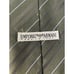 Emporio Armani Tie 100% Silk Necktie Olive Green Striped 59 L 3.75 W Italy