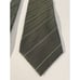 Emporio Armani Tie 100% Silk Necktie Olive Green Striped 59 L 3.75 W Italy