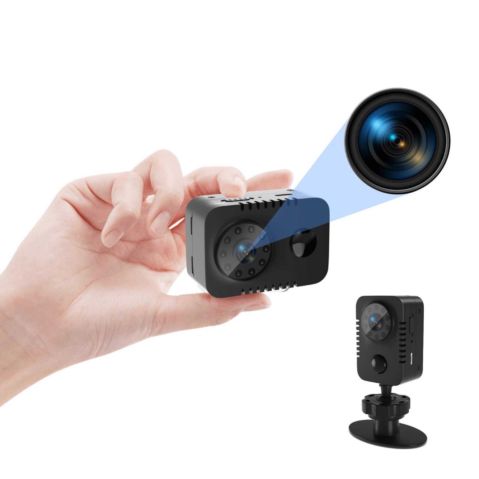 1080P Body Camera Video Recorder Body Cam Mini Spy Camera Hidden & Night Vision