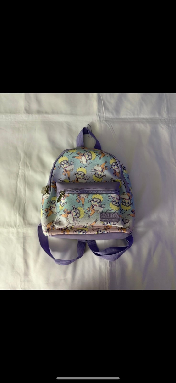 NWOT Bioworld Naruto Shippuden Collection Purple Mini Backpack