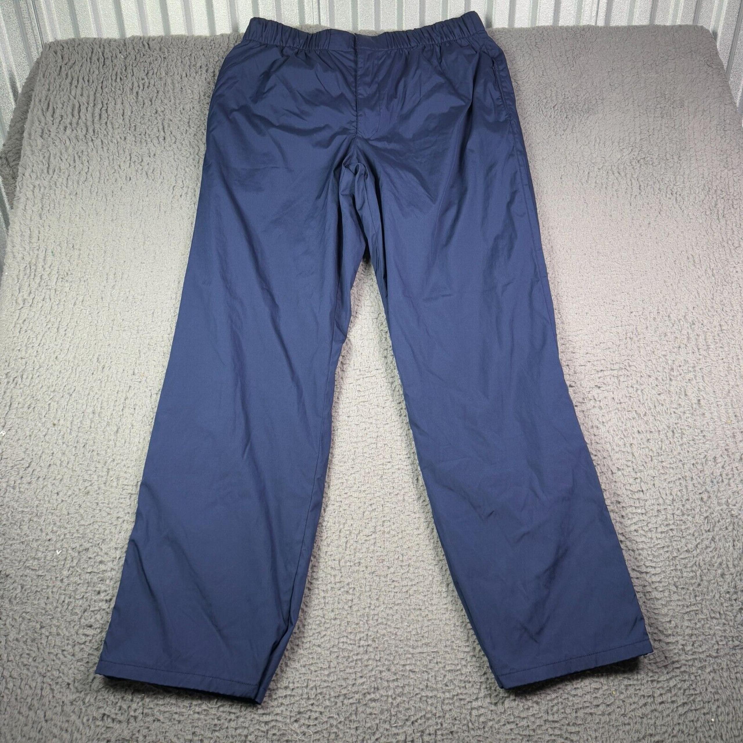 Vintage Polo Ralph Lauren Track Pants Mens XL Blue Light Windbreaker Lined