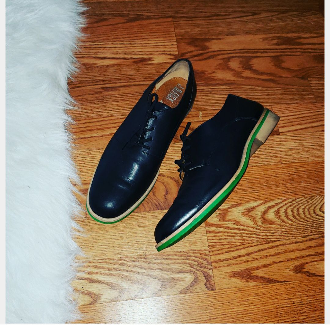 J.D.Fisk black oxford shoes