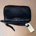 NWT KATE SPADE Cardholder Wallet Mini Natasha Larchmont Ave Blk Pebbled Leather
