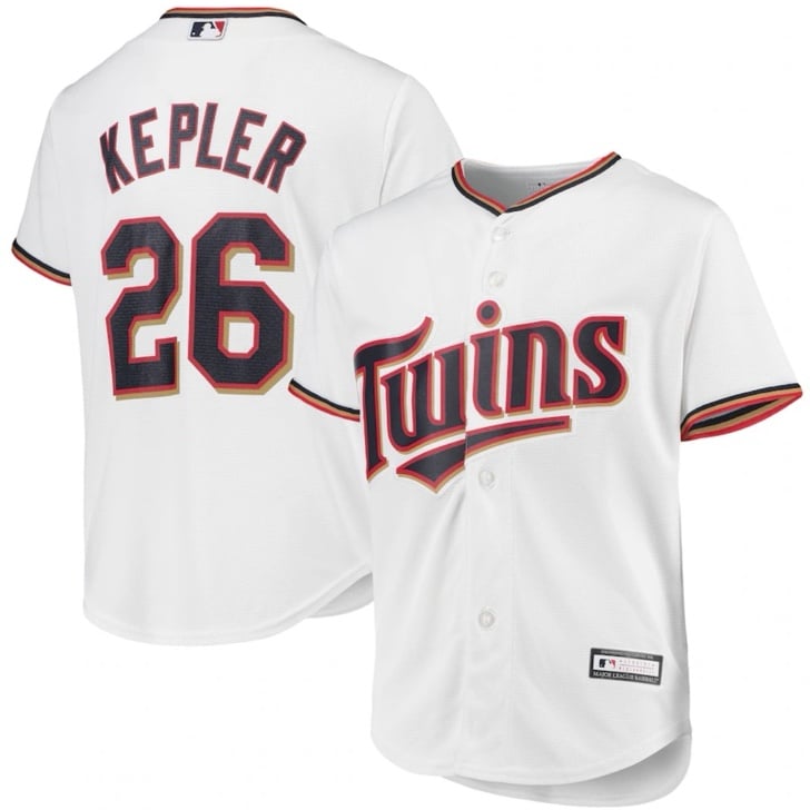 Majestic MLB Minnesota Twins Kepler 26 stitched official baseball jersey small