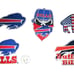 Buffalo Bills Iron On Patches Lot of 5 pcs NFL Vintage