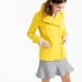 J.Crew Stadium Cloth Yellow Double Breasted Pea Coat