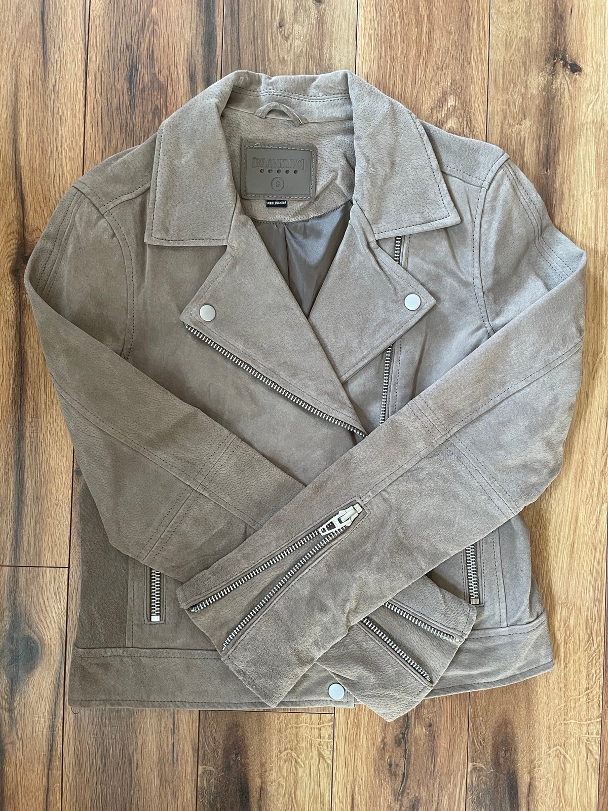 BlankNYC Suede Moto Jacket SMALL