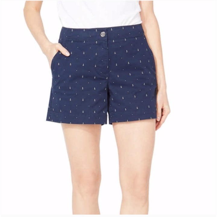 New Nautica Navy Blue Shorts Sz 8 DS29