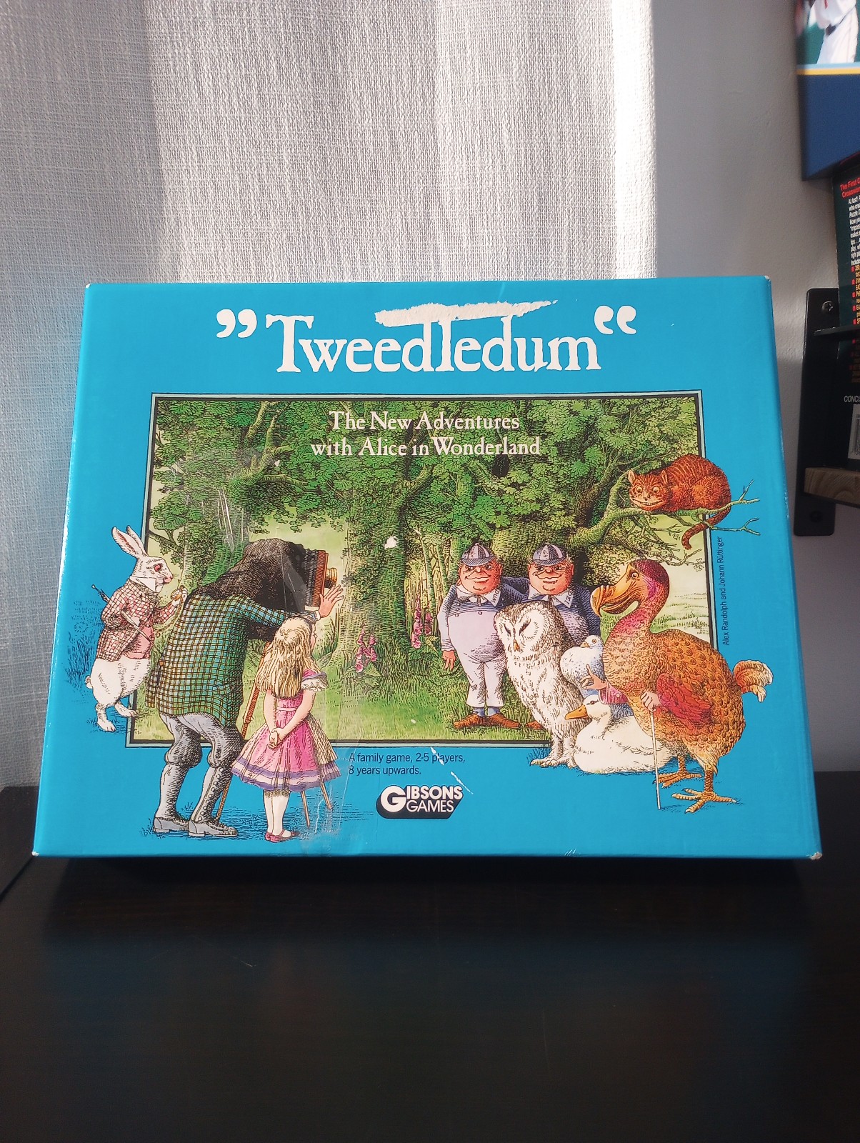 1988 Tweedledum Alice in Wonderland Board Game, OUT OF PRINT, Unused