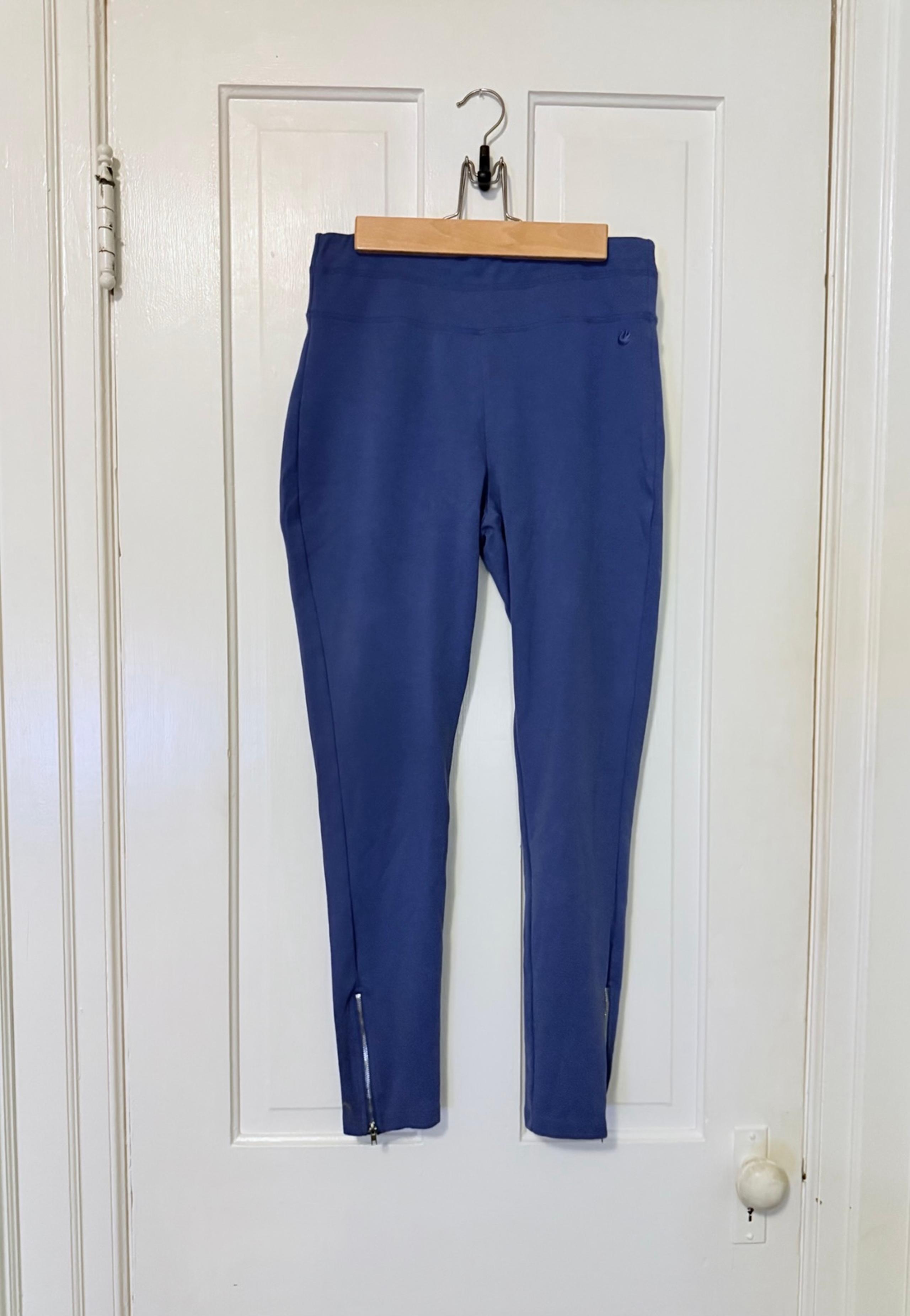 Life Worx by Gloria Vanderbilt Shape Wear Leggings Zip Ankle  Periwinkle size M
