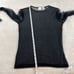 Isaac Mizrahi Sheer Mesh Top Womens Sz S Black Whimsigoth Fairy Grunge Goth Y2K