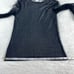 Isaac Mizrahi Sheer Mesh Top Womens Sz S Black Whimsigoth Fairy Grunge Goth Y2K
