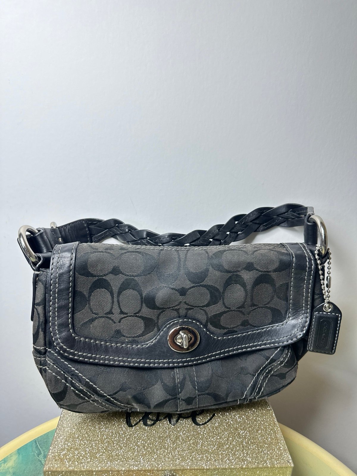 Signature Sufflette cloth mini Shoulder Purse