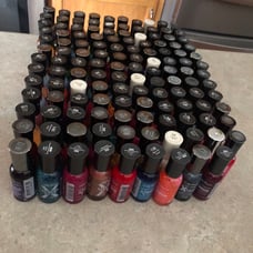 Sally Hansen Hard As Nails Xtreme Wear Nail Polish lot of 129 used