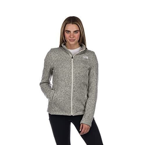 The North Face NF0A4QS60ZX Women's Gray Full Zip Fleece Maggy Sweater NCL108