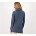 Barefoot Dreams Cozychic Lite Half Zip Tunic Sweater - Gray M