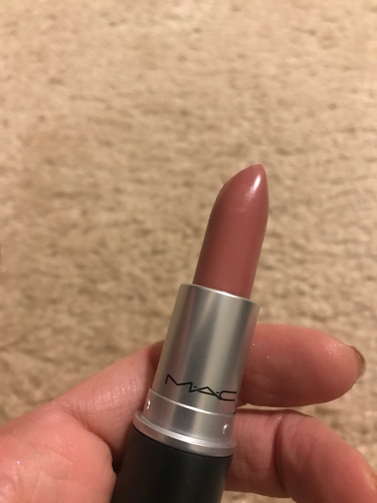 MAC Lipstick RARE nude shade Faux discontinued