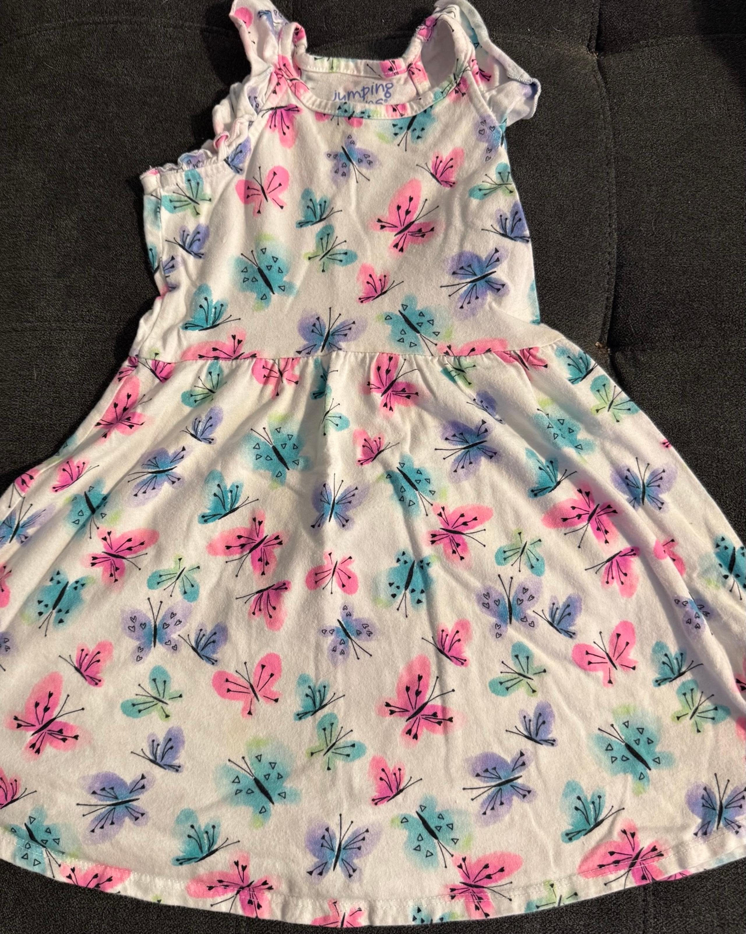 Jumping Beans sleeveless Butterfly dress