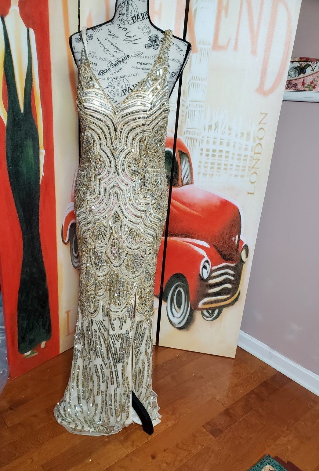 Primavera Couture evening gown