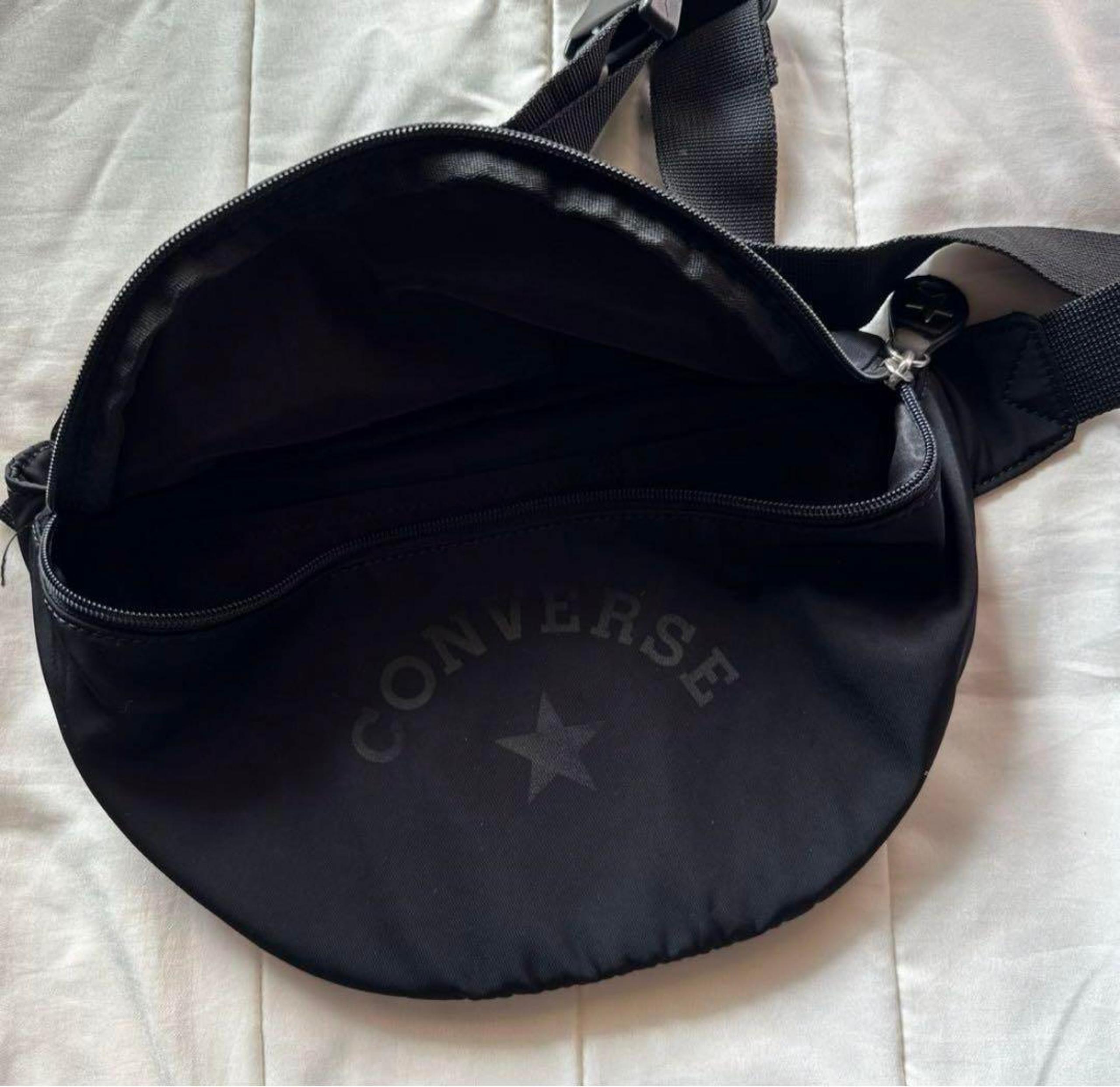 CONVERSE Converse Original Logo Body Bag Waist Pouch Black