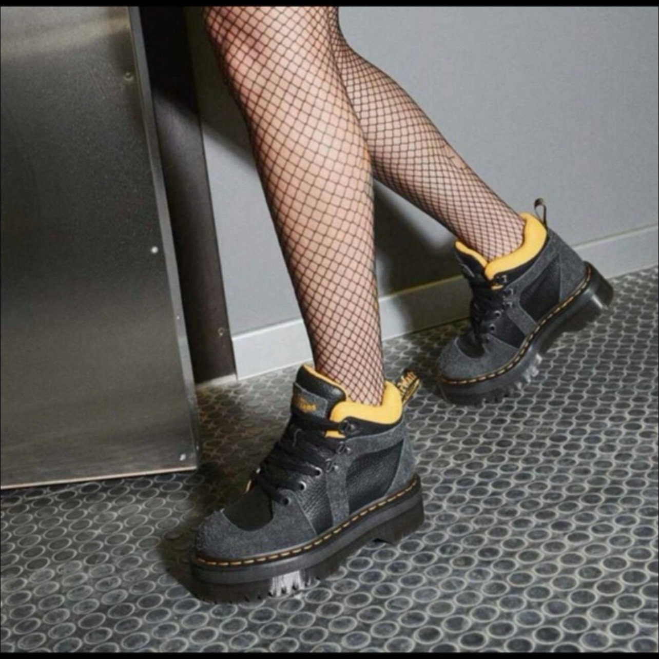 Doc Dr. Martens Zuma Hiker black platform boots