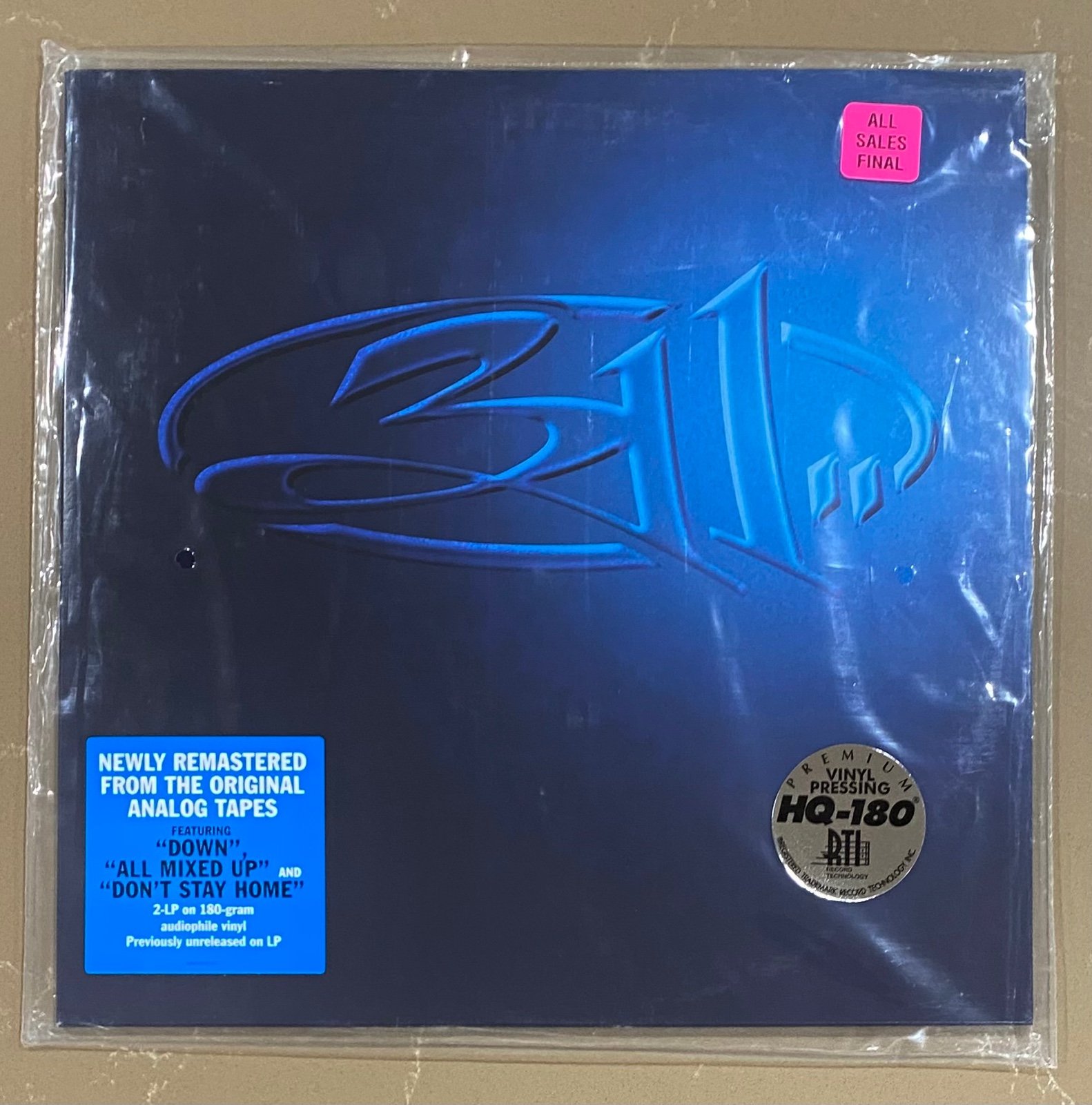311 Self Titled S/T 2xLP 180g Vinyl